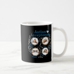 Autism Acceptance Awareness Neurodiversity Support Coffee Mug