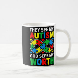 Autism acceptance for men women kids autism coffee mug