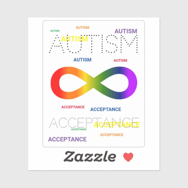 Autism Acceptance infinity (Sheet)