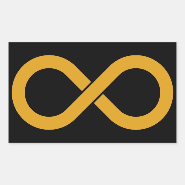 Autism Acceptance Infinity Rectangular Sticker (Front)