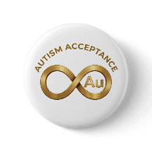 Autism Acceptance Infinity Symbol | Au Gold  Pin