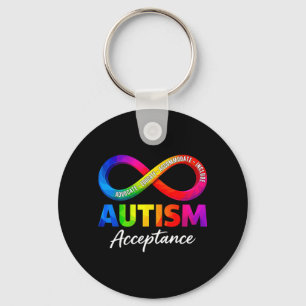 Autism Acceptance Infinity Symbol Autism Awareness Key Ring