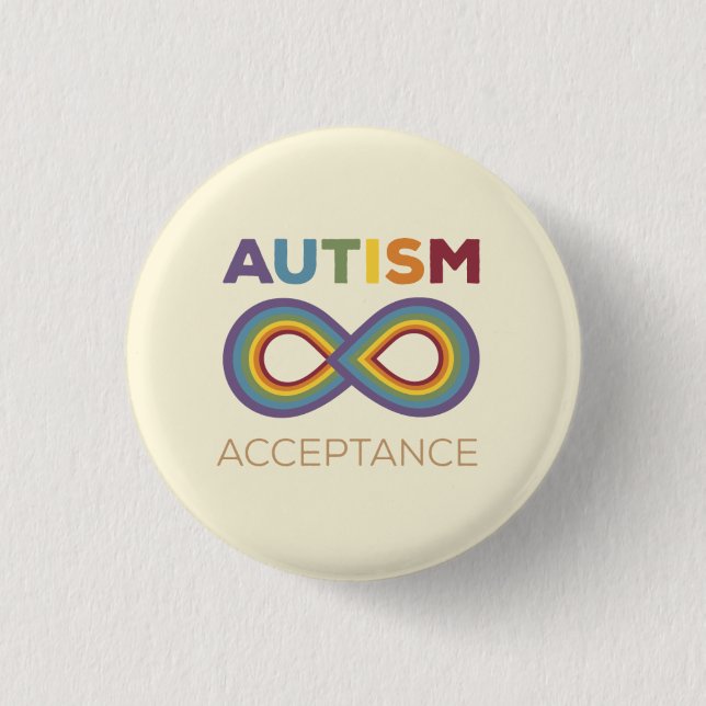 autism acceptance pin (Front)