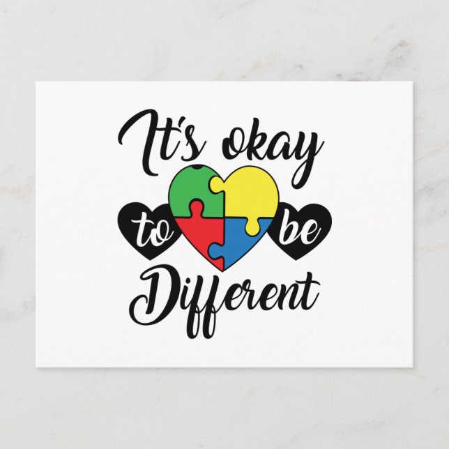 Autism Acceptance Print Postcard (Front)