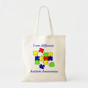 Autism Acceptance Puzzle Autism awareness day Tote Bag