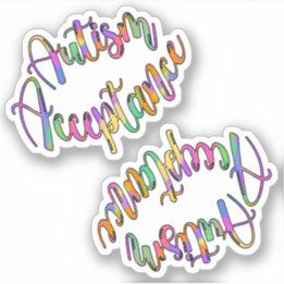 Autism Acceptance Rainbow Neurodiversity Awareness
