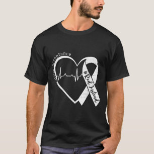 Autism Acceptance Red Instead Heart Awareness Men T-Shirt