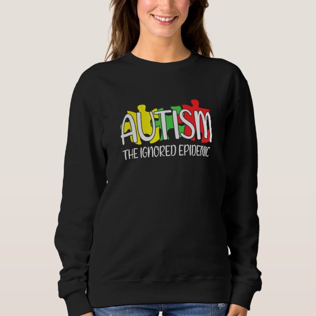 Autism Advocacy Kindness Neurodiversity Rainbow In Sweatshirt (Front)