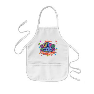 AUTISM another word for AWESOME with Your Name Kids Apron