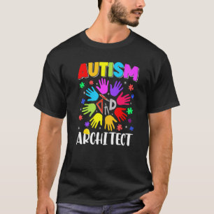 Autism Architect Puzzle Autism Awareness Autistic T-Shirt