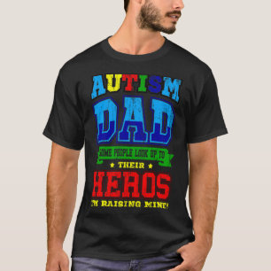 Autism Asperger Father S Day Dad World Autism Day T-Shirt