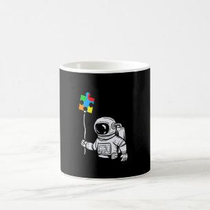 Autism Astronaut Balloon Autism Awareness Coffee Mug