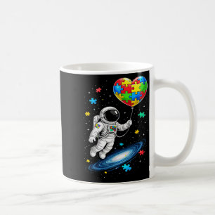 Autism astronaut balloon autism awareness space coffee mug