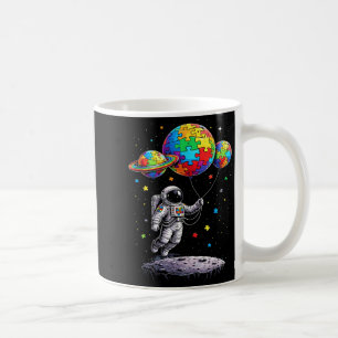 Autism astronaut balloon autism awareness space coffee mug