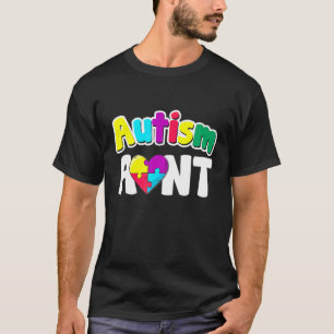 Autism Aun Awareness Puzzle Pieces Colours 1 T-Shirt