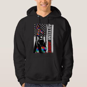 Autism Aunt Autism Awareness Awesome Child Support Hoodie