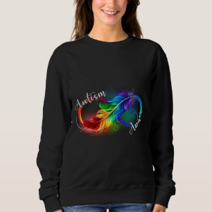 Autism Aunt Autistic Rainbow Infinity Symbol Asd S Sweatshirt