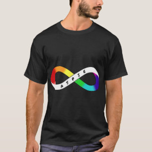 Autism-Autism-Aspie Neurodiversity Rainbow Infinit T-Shirt