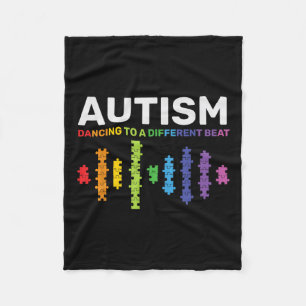Autism, Autism Awareness Mum Kids Different Autism Fleece Blanket