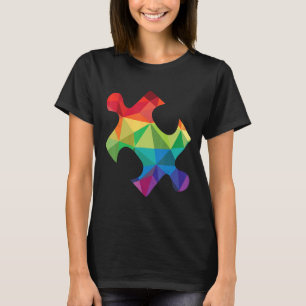 Autism-Autism Awareness Puzzles Pieces Gifts For M T-Shirt