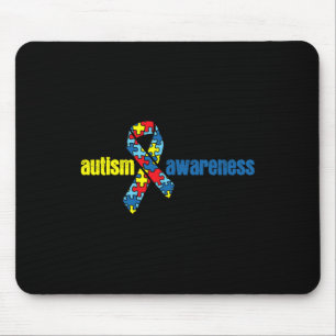 Autism Autism Awareness Ribbon Piece Gift Mouse Pad