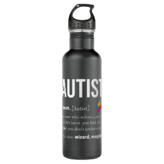 Autism Autistic Asperger Syndrom Aspie Puzzle Auti 710 Ml Water Bottle