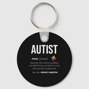 Autism Autistic Asperger Syndrom Aspie Puzzle Auti Key Ring