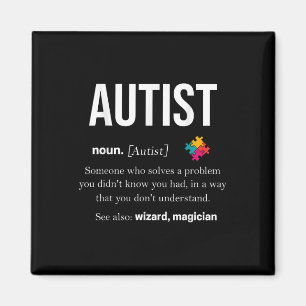 Autism Autistic Asperger Syndrom Aspie Puzzle Auti Magnet