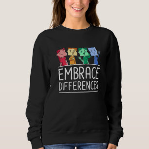Autism Autistic Asperger Syndrom Aspie Puzzle Auti Sweatshirt