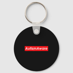Autism Aware Autistic Advocate & Neurodiversit Key Ring
