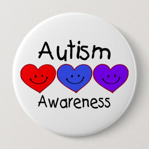 Autism Awareness 10 Cm Round Badge