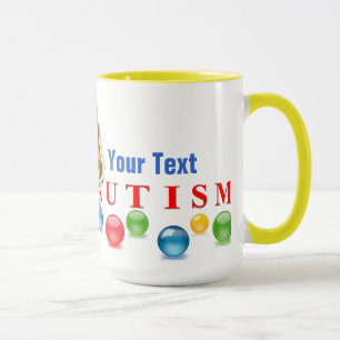 Autism Awareness#13 Ringer Mug