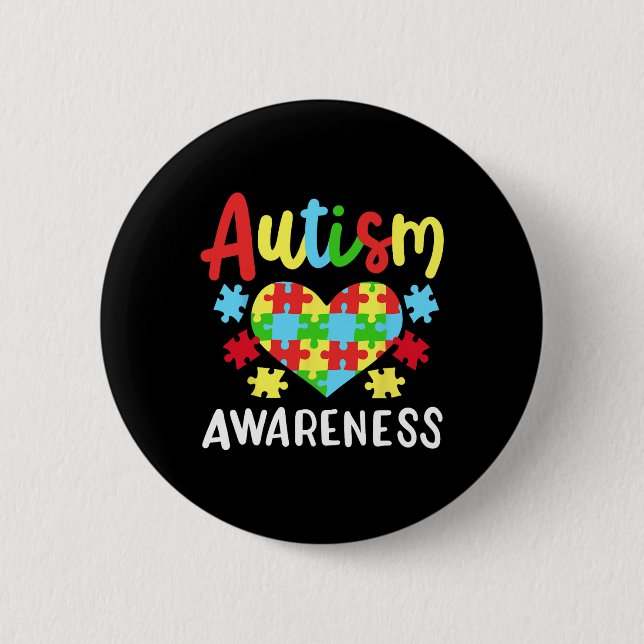 Autism Awareness 1  6 Cm Round Badge (Front)