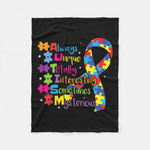 Autism Awareness 1 Fleece Blanket