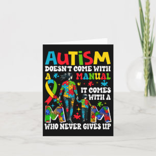 Autism Awareness 2025 Doesn't Come With A Manual A Card
