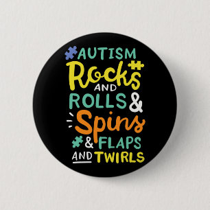Autism Awareness 3 6 Cm Round Badge