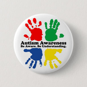 Autism Awareness 6 Cm Round Badge