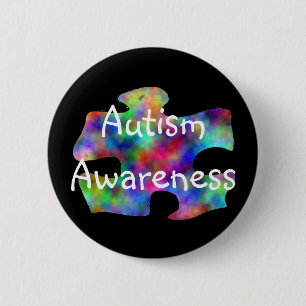 Autism Awareness 6 Cm Round Badge