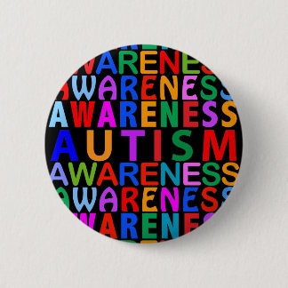 Autism Awareness 6 Cm Round Badge