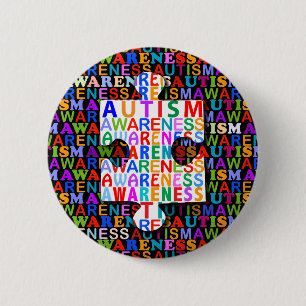 Autism Awareness 6 Cm Round Badge
