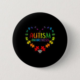 Autism Awareness  6 Cm Round Badge