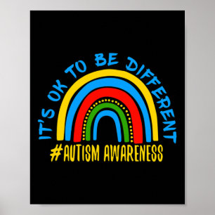 Autism Awareness Abilities Outweigh Disabilities 3 Poster
