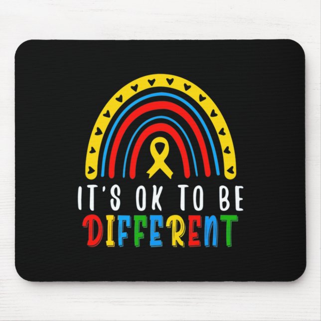 Autism Awareness Abilities Outweigh Disabilities R Mouse Pad (Front)