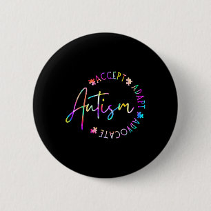 Autism Awareness Accept Adapt Advocate Autism Mum 6 Cm Round Badge