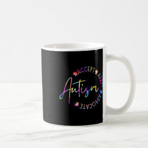 Autism Awareness Accept Adapt Advocate Autism Mum  Coffee Mug