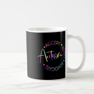 Autism Awareness Accept Adapt Advocate Autism Mum Coffee Mug