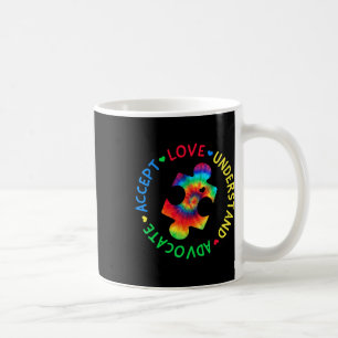 Autism Awareness Accept Adapt Advocate Autism Mum Coffee Mug