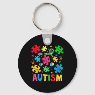 Autism Awareness Accept Adapt Advocate Autism Mum  Key Ring