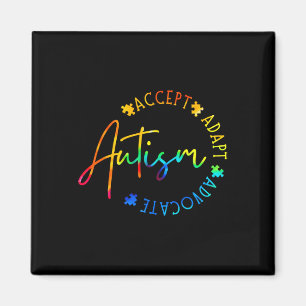 Autism Awareness Accept Adapt Advocate Autism Mum Magnet