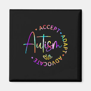 Autism Awareness Accept Adapt Advocate Autism Mum Magnet